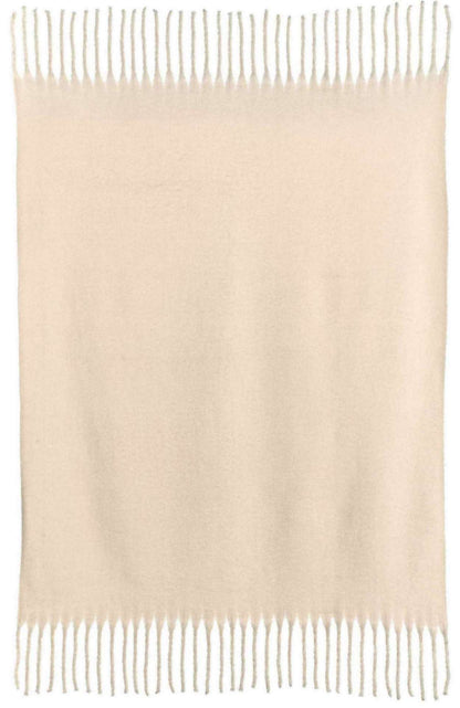 Plain Isabel Throw Neige