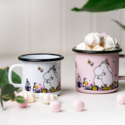 MUURLA | Moomin | Enamel Mug | Hug White | 0.25L