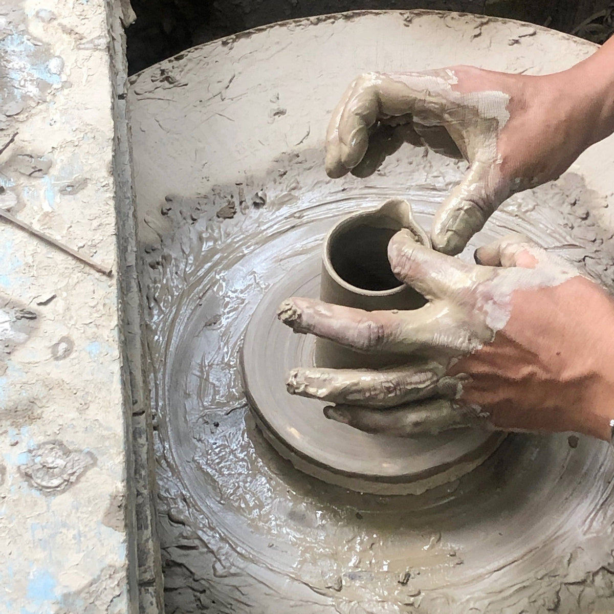 BHAVA Stoneware Conical Jug