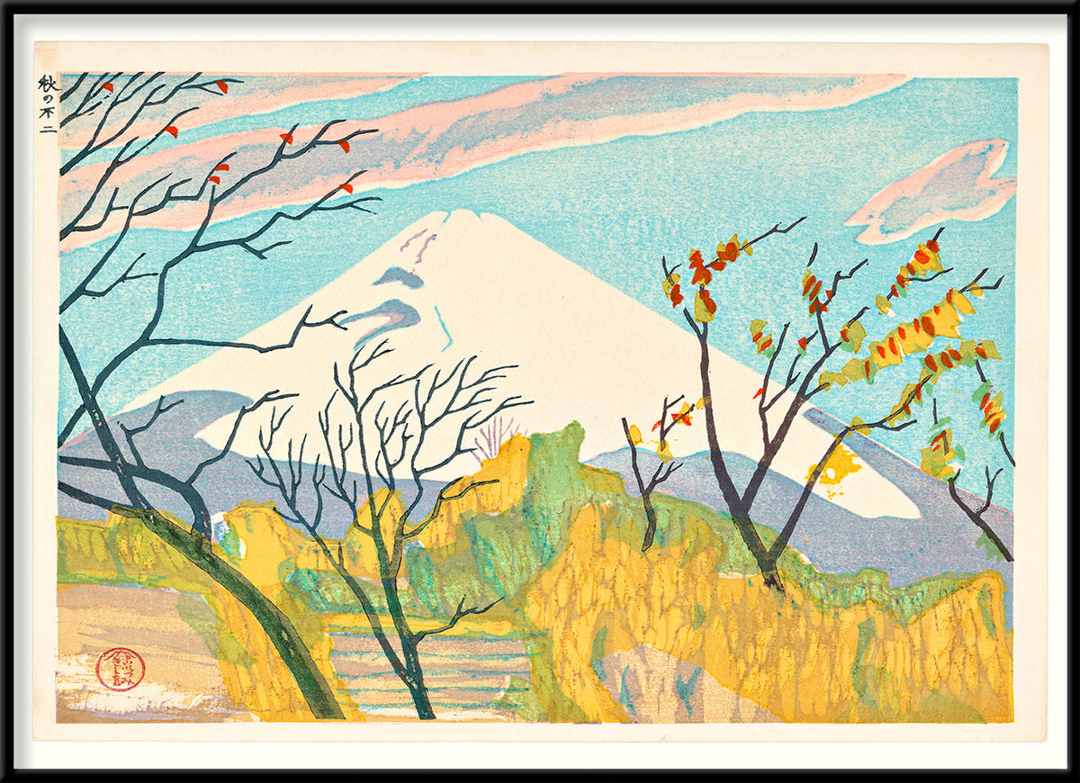 Fuji in Autumn Art Print