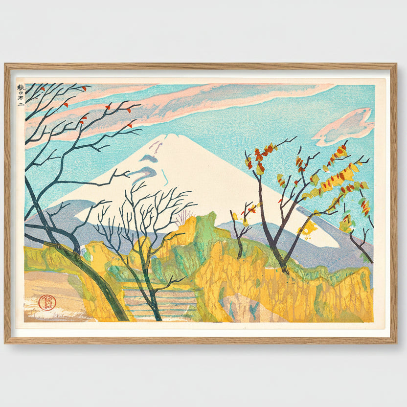 Fuji in Autumn Art Print