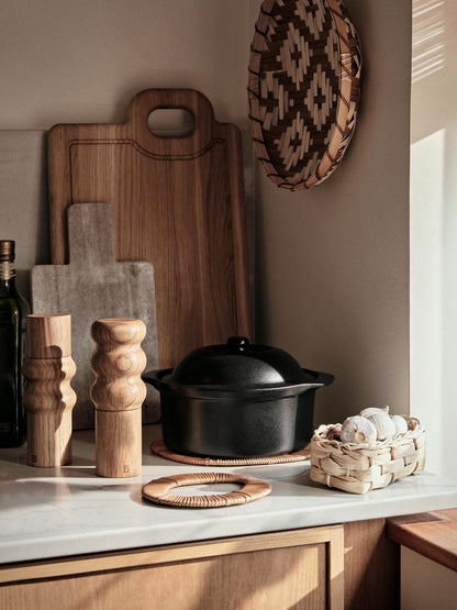 Edgar Oiled Oak Salt and Pepper Grinder