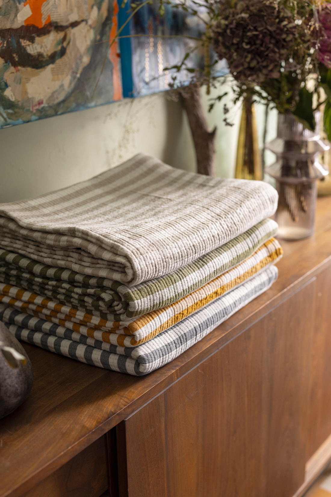 Calista Safran Bedspread 180 x 260 cm
