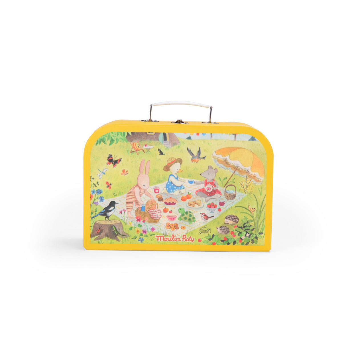 The Grand Family Metal Tea Set in Suitcase