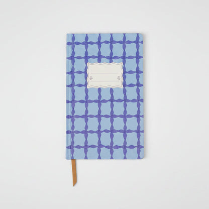 DesignWorks Ink Tulip Journal - Blue Lattice