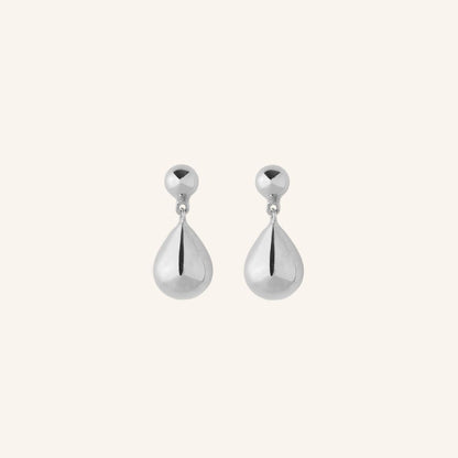 Driplet Raindrop Earrings in Gold or Silver
