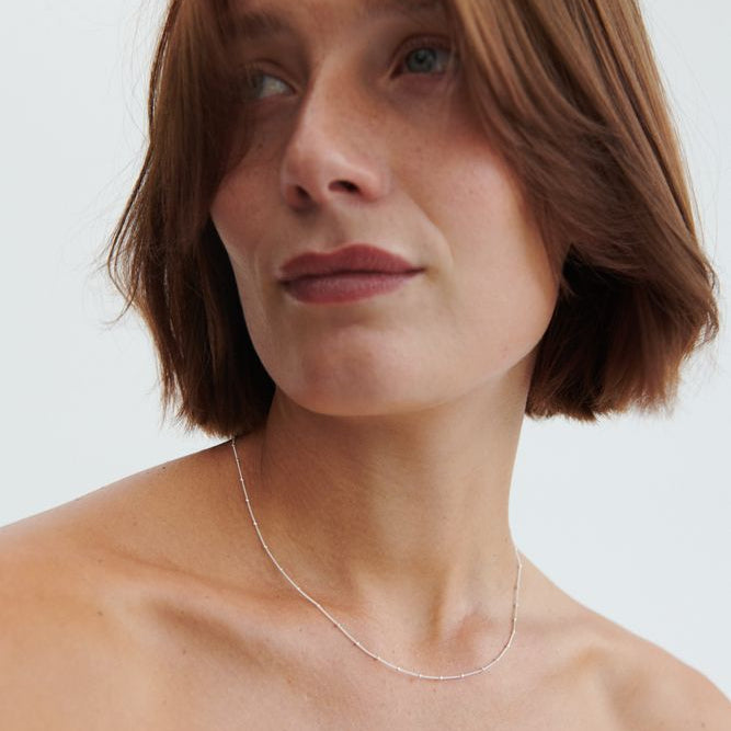 Eda Necklace in Silver and Gold-Plated Silver