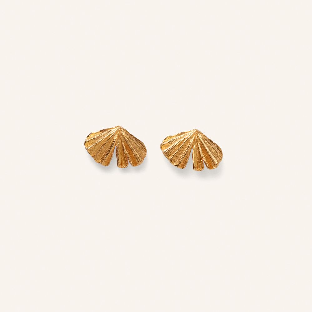 Autumn Leaf Stud Earrings