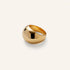 Faith Chunky Statement Ring in Recycled Brass