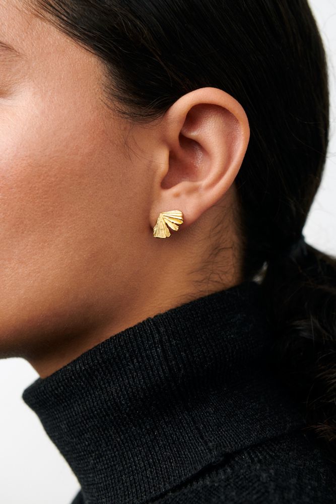 Autumn Leaf Stud Earrings