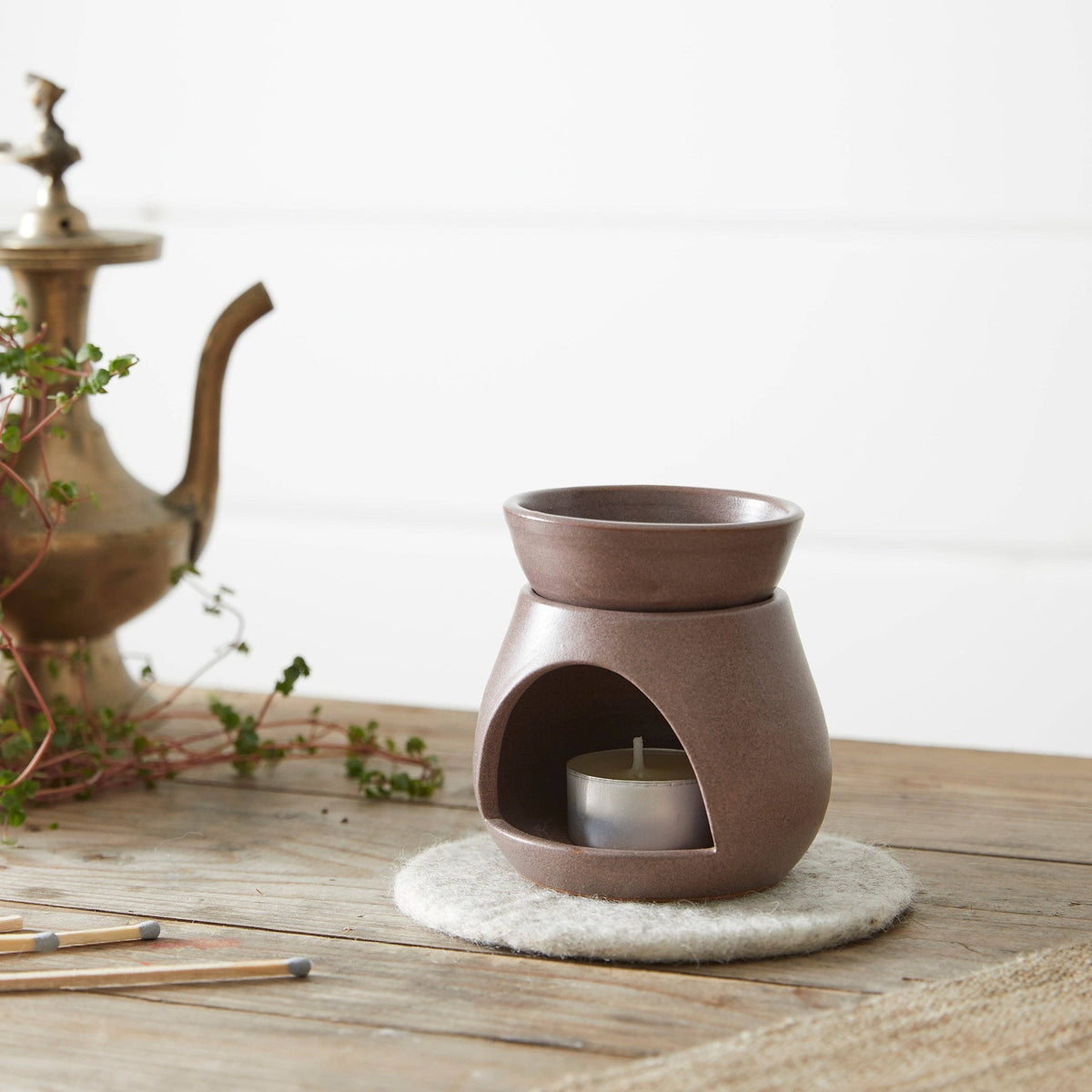SUNU Stoneware Essential Oil Burner