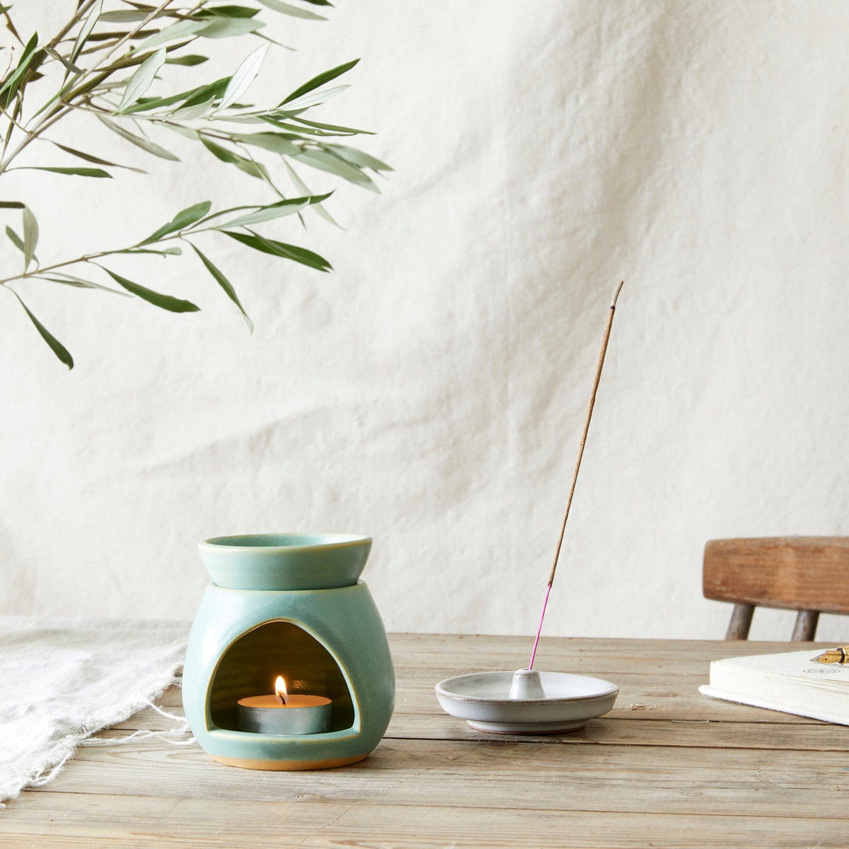 SUNU Stoneware Essential Oil Burner
