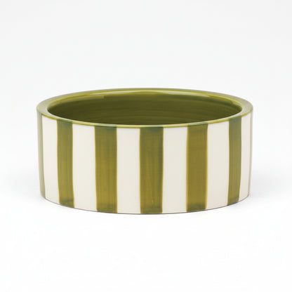 The Izzy Wine Coaster - Green Stripe