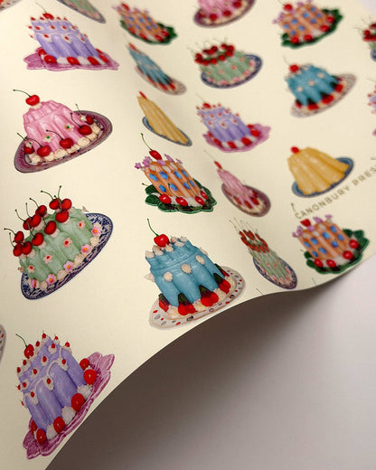 Blancmanges Wrapping Paper | Luxury Gift Wrap Sheet