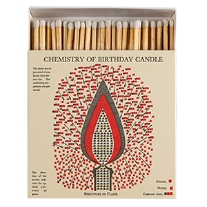 Birthday Candle Matches | Square - Safety Matches
