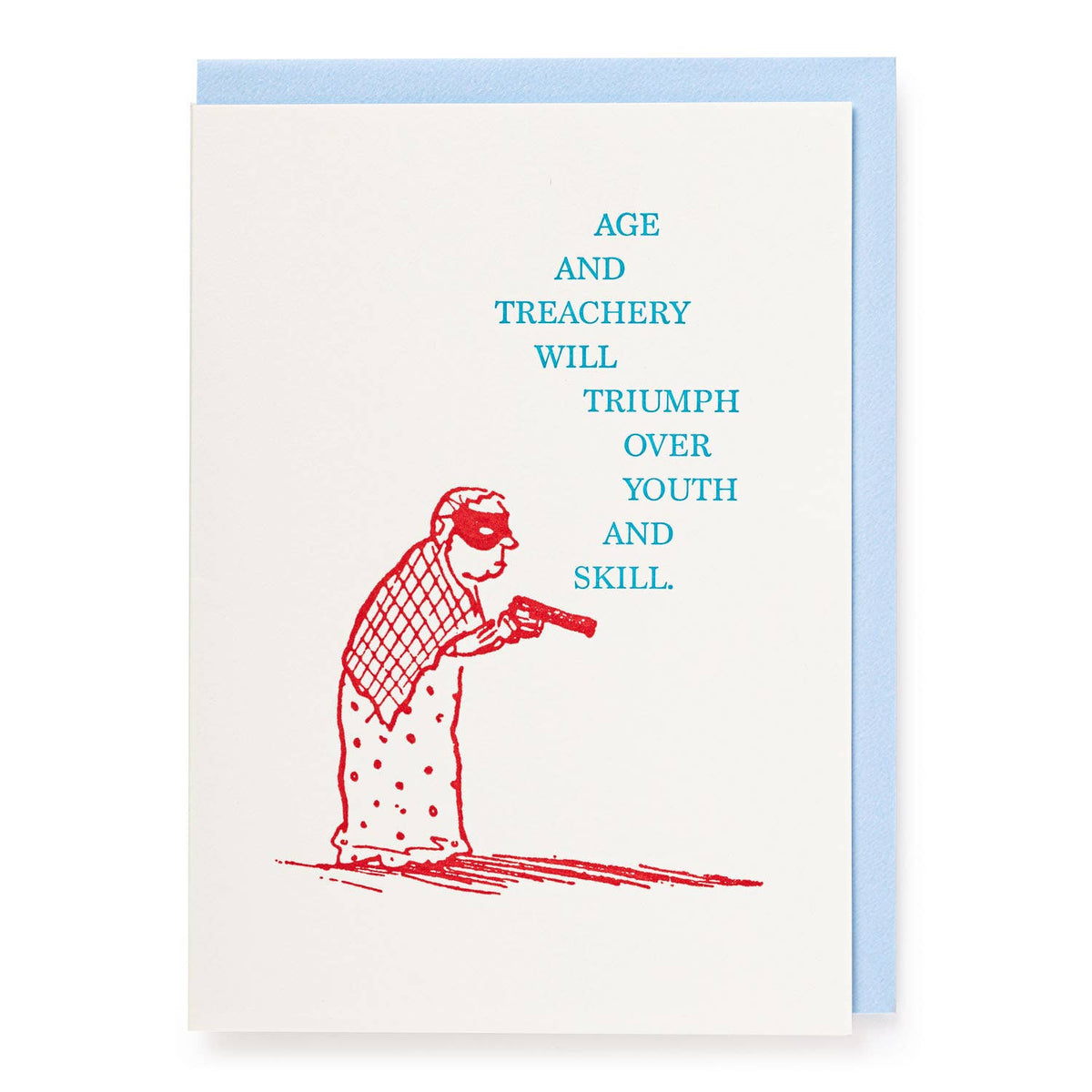 Age &amp; Treachery | Letterpress Cards | Greeting Card