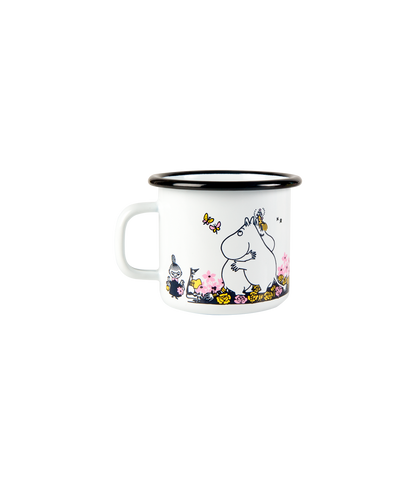 MUURLA | Moomin | Enamel Mug | Hug White | 0.25L
