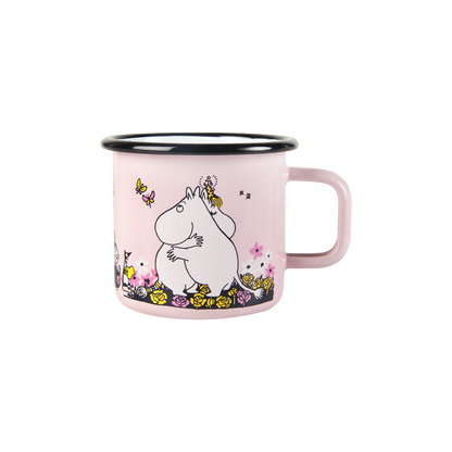 MUURLA | Moomin | Enamel Mug | Hug Pink | 0.37L