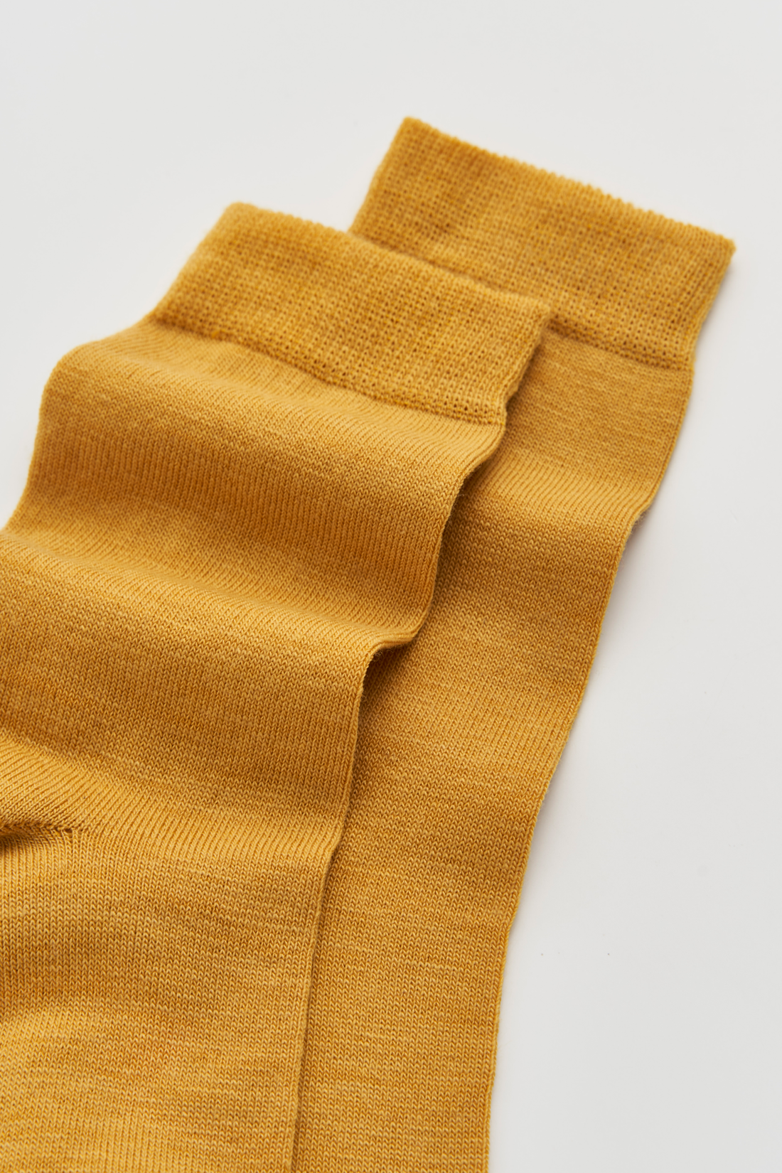Golden Yellow Merino Socks