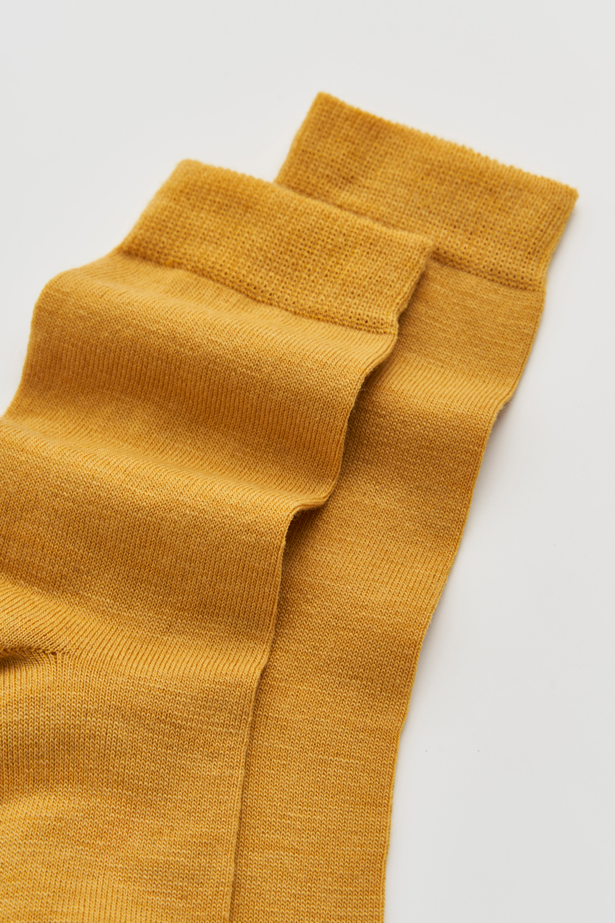 Golden Yellow Merino Socks