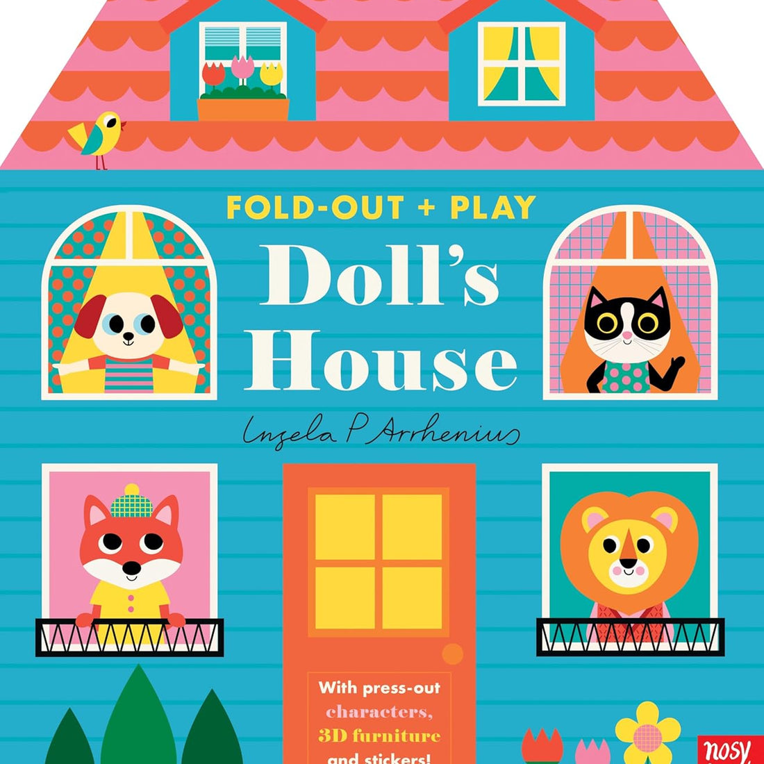 Fold Out Dolls House for Imaginative Play