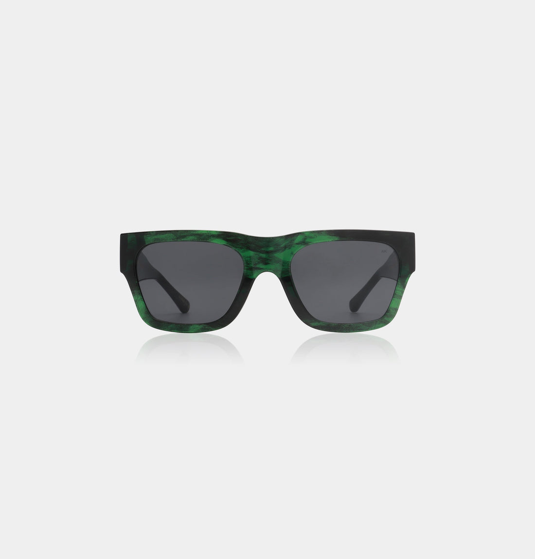 Agnes - Green Marble Transparent Sunglasses