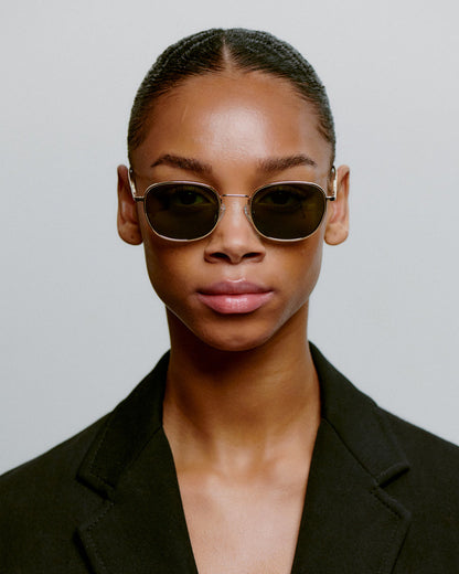 Hello Gold Sunglasses with UV400 Protection