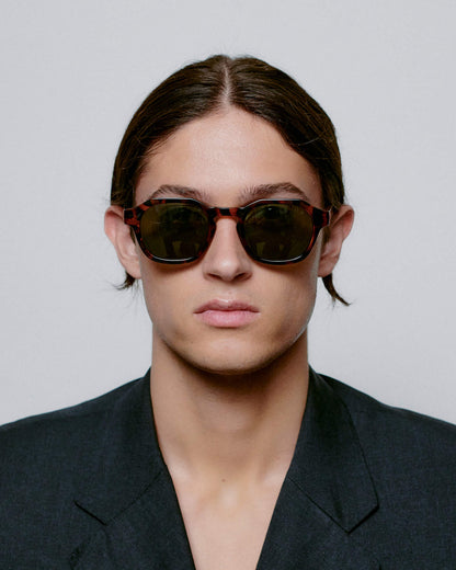 Zan - Havana Sunglasses with UV400 Protection