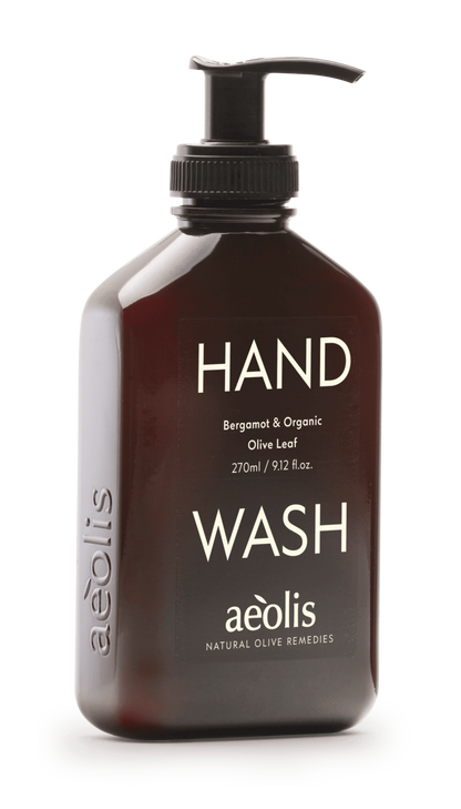 Bergamot &amp; Organic Olive Leaf Hand Wash - Aeolis