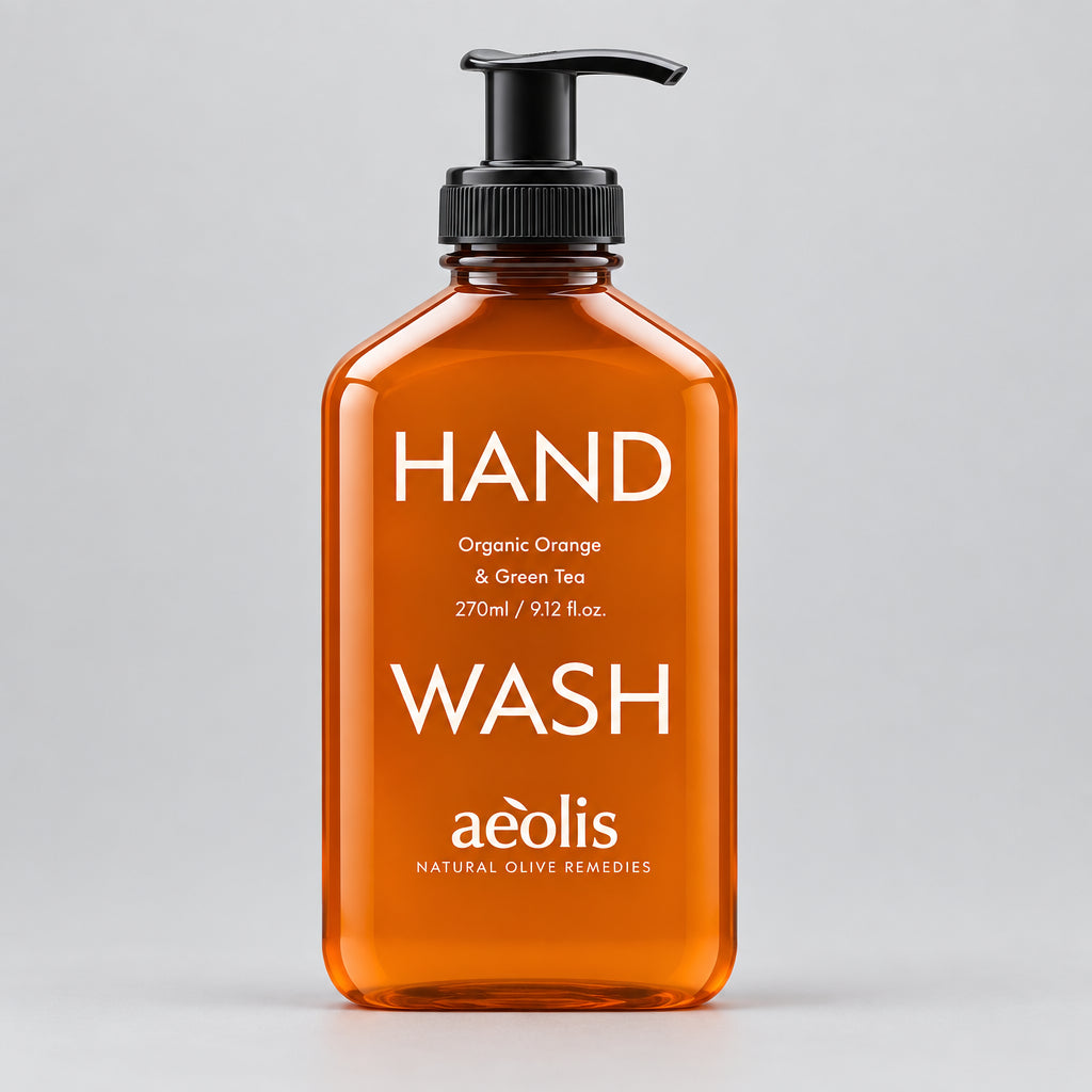 Organic Orange &amp; Green Tea Hand Wash - Aeolis Skincare