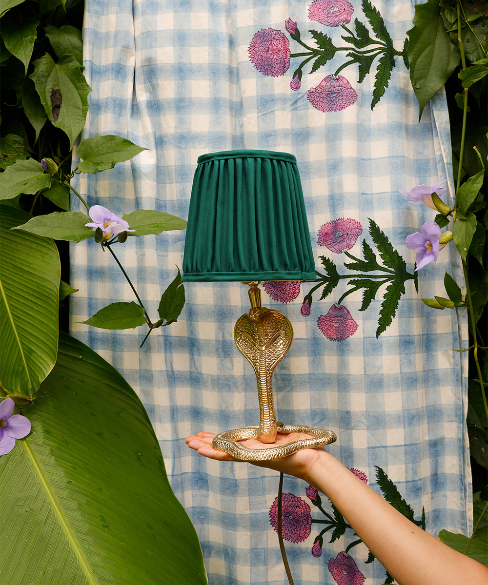 Dakota Snake Lamp - Recycled Brass Table Light