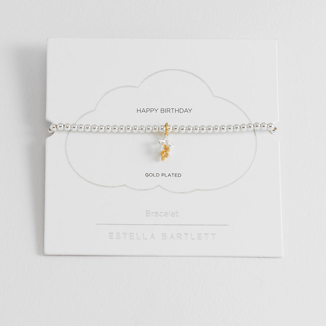 Sienna Beaded Double Star Charm Bracelet