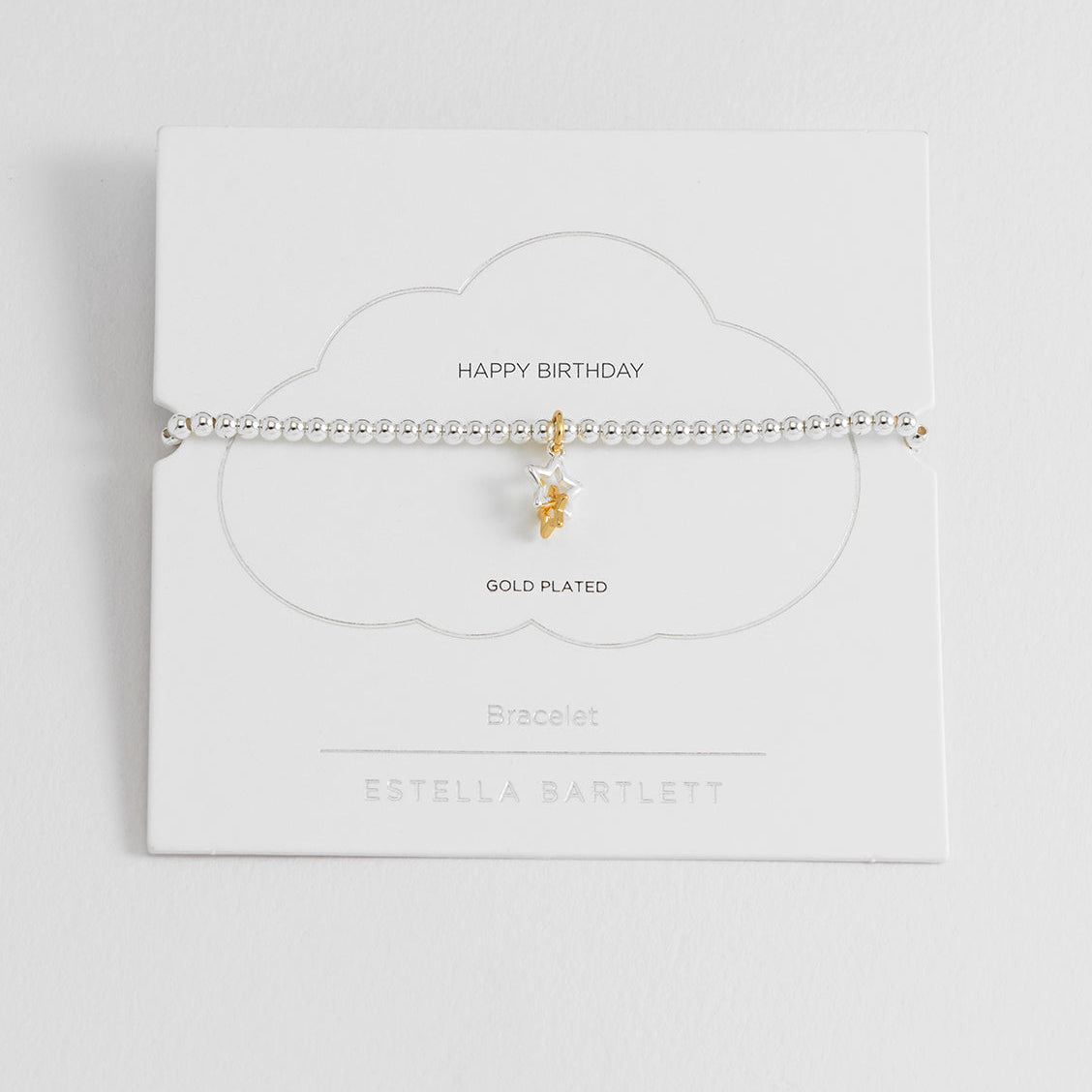 Sienna Beaded Double Star Charm Bracelet