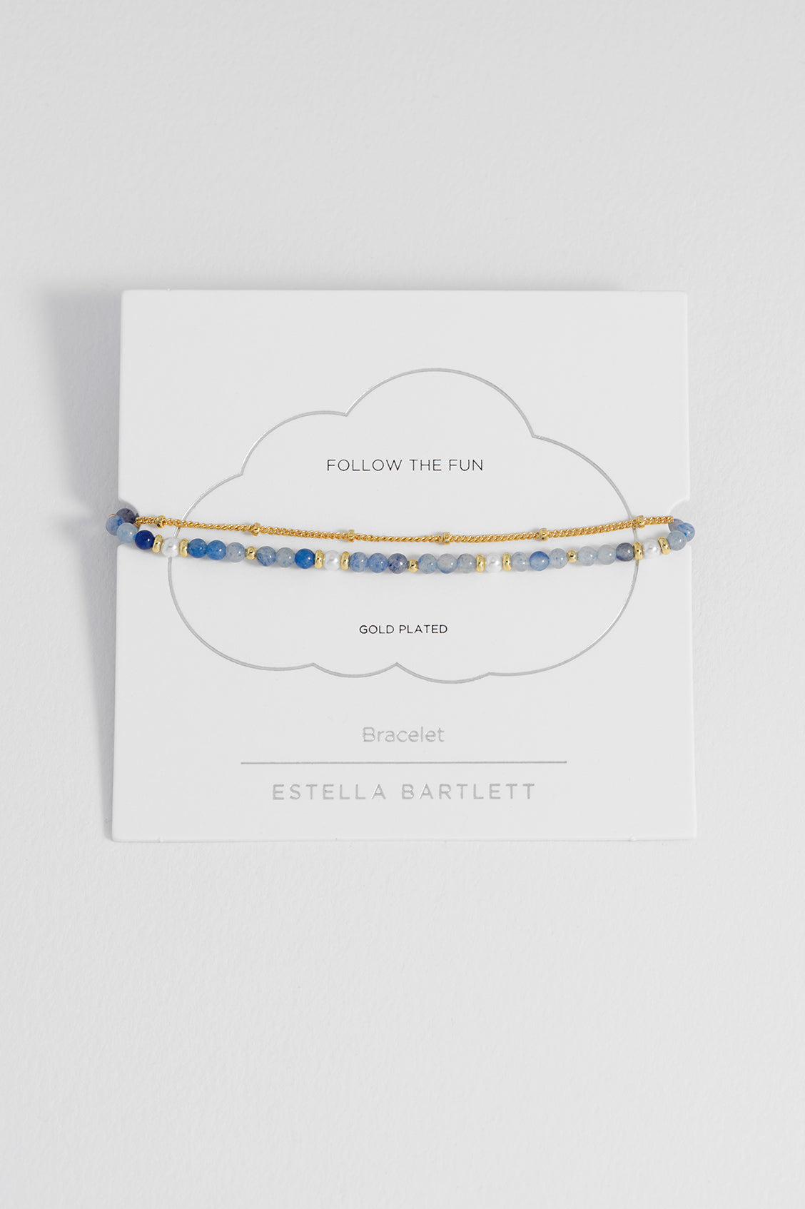 Pearl and Blue Aventurine Bracelet