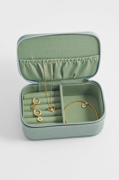 Mint Green Mini Jewellery Box with Message