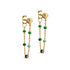 Lola Earrings - Colourful Enamel Chain Design