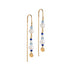 Sofia Chain Earrings in Marine