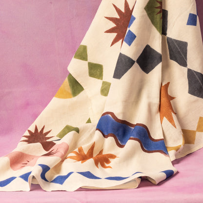 The Good Tablecloth - Hand-Drawn Linen Blend