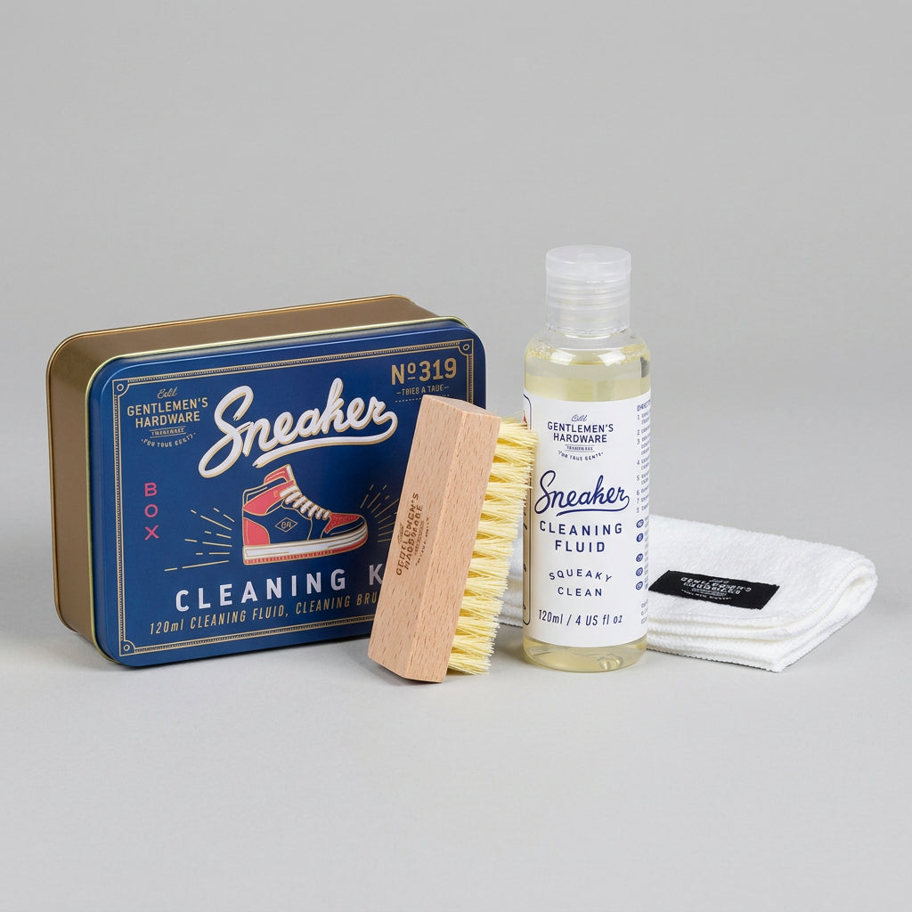 Sneaker Cleaning Kit with Brush and Cloth