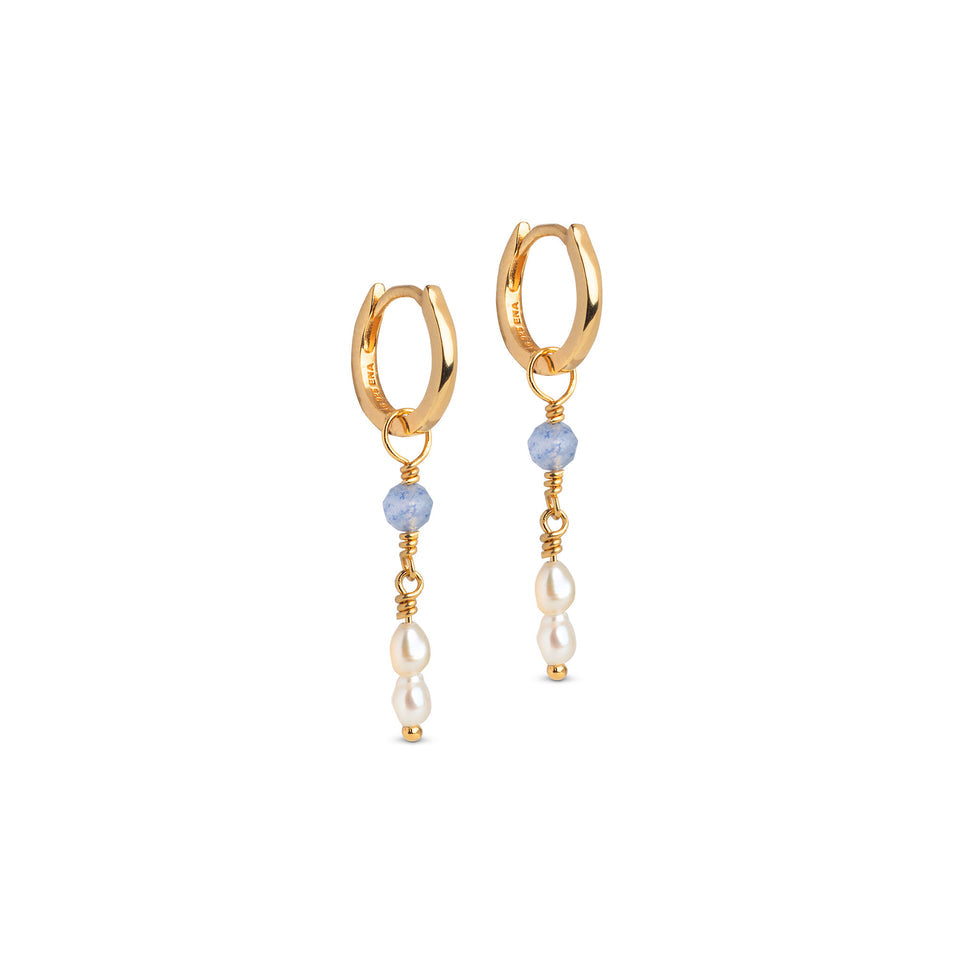 Liva Hoops in Light Coral