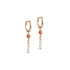 Liva Hoops in Light Coral