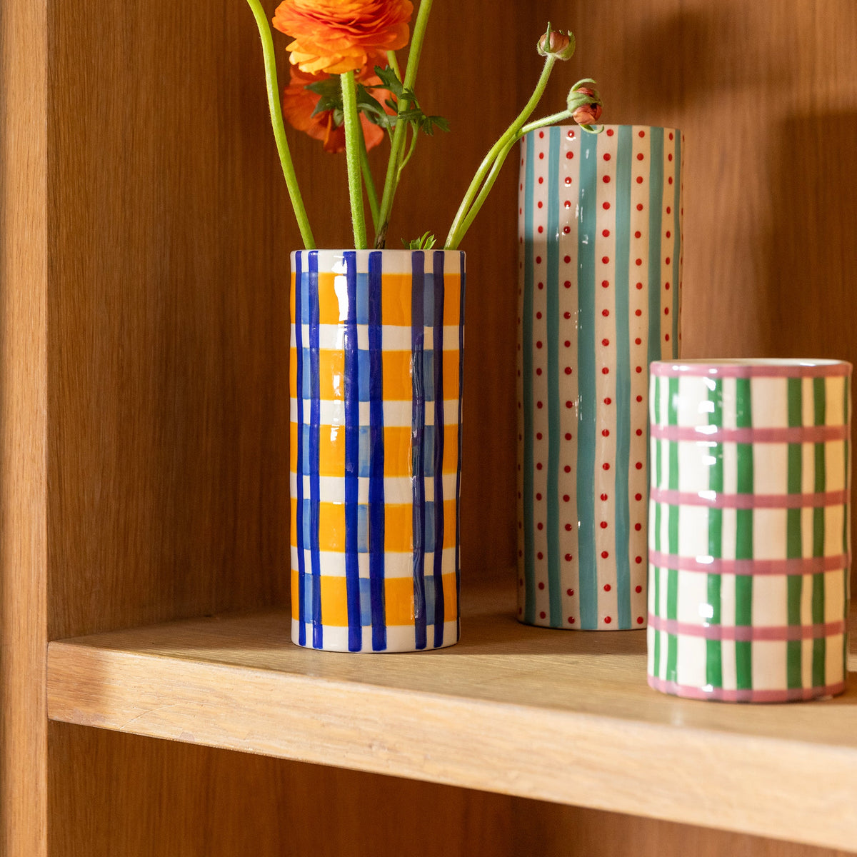 Clash Grid Small Vase