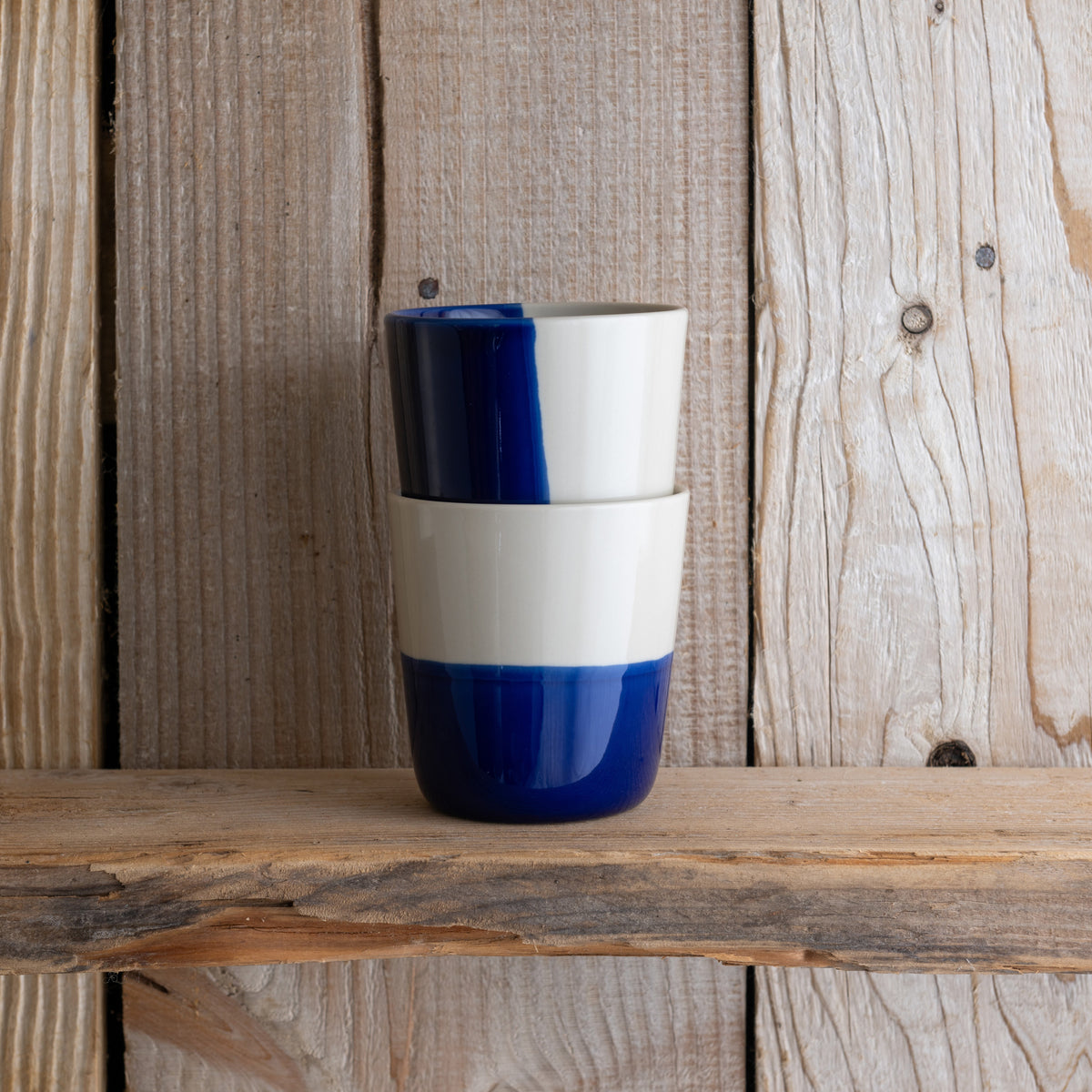 Rue Beaker Set of 2 - Indigo Blue - Large Size