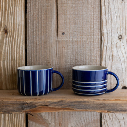 Vervain Indigo Blue Mug - Medium (Set of 2)