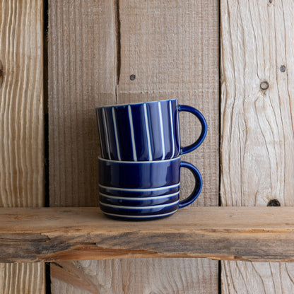 Vervain Indigo Blue Mug - Medium (Set of 2)