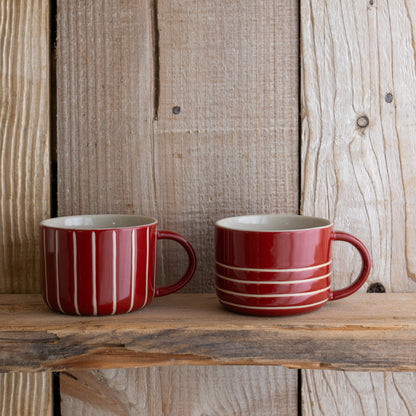 Vervain Mug Set - Earth Red - Medium (2 Pack)