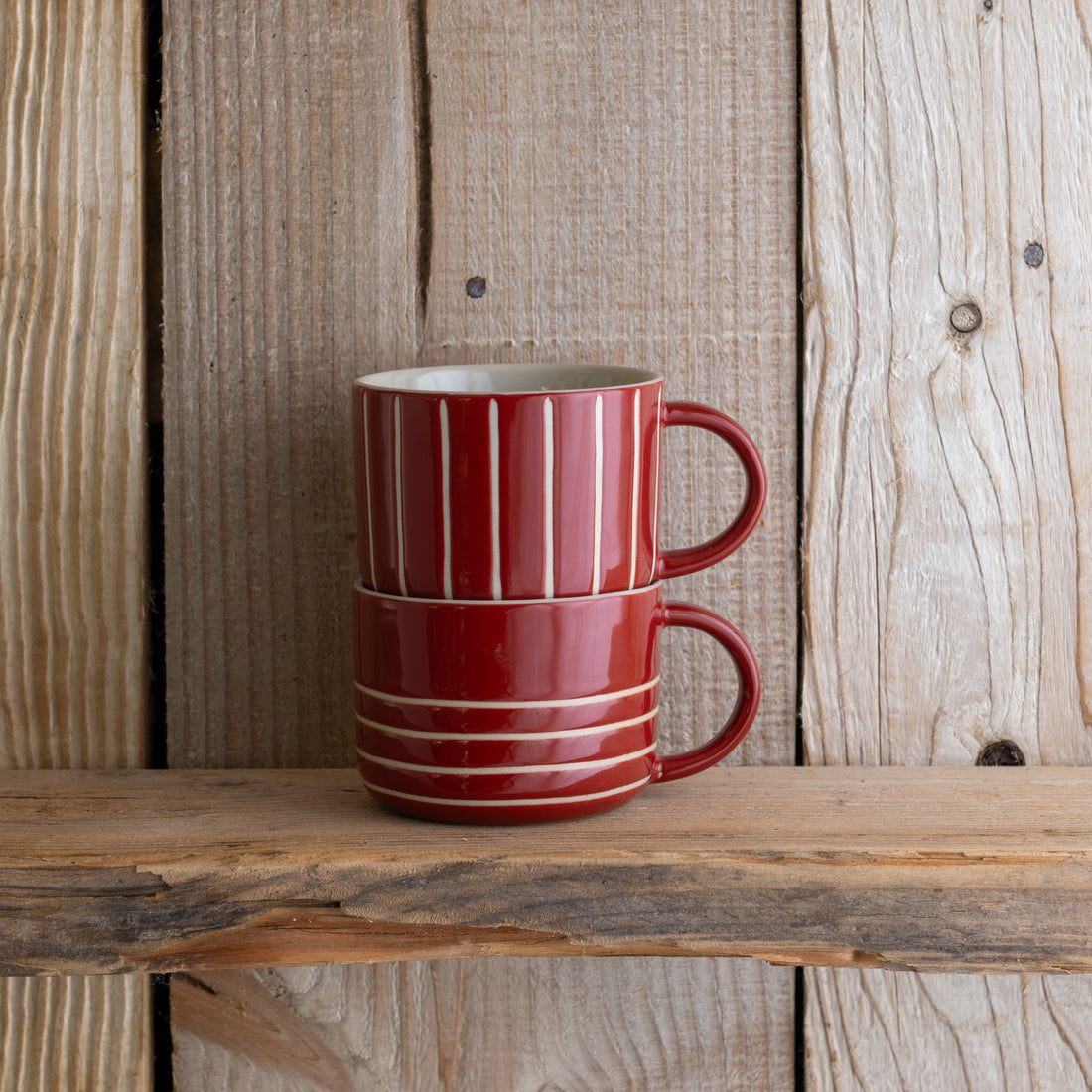 Vervain Mug Set - Earth Red - Medium (2 Pack)