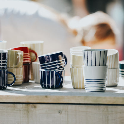 Vervain Indigo Blue Mug - Medium (Set of 2)