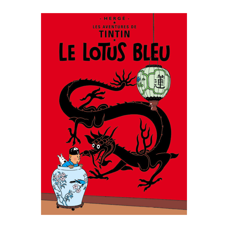 Le Lotus Bleu Poster