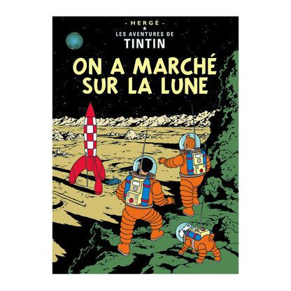 On a Marché sur La Lune Poster - Tintin Art